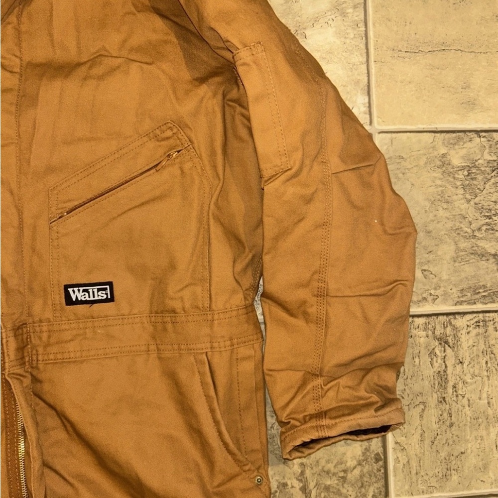 Walls Brown Work Wear Jacket, XL, has spots. See all pictures, great condition - Picture 4 of 15